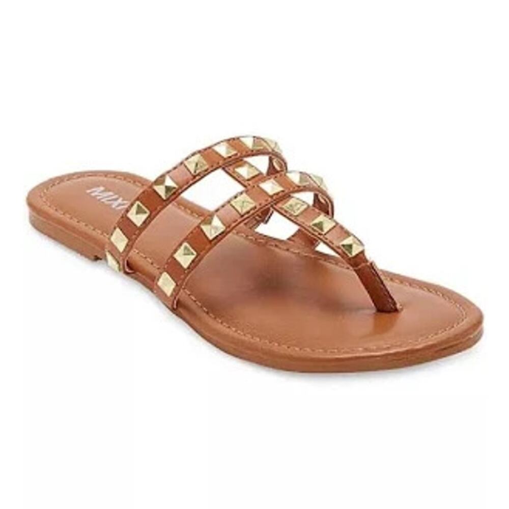 Mixit Aman T-Strap Flat‎ Sandals Women 7M GUC